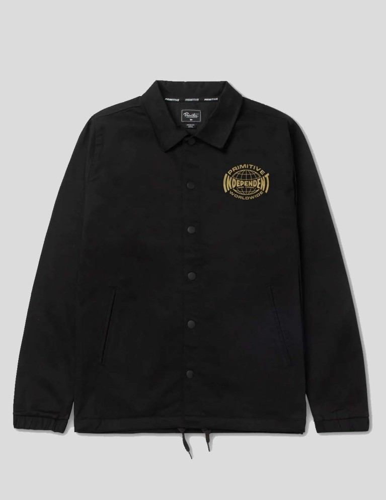 Chaqueta PRIMITIVE x independent global coaches jacket black